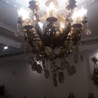 لوستر برنز 12 شعله و 6 فرشته