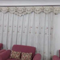 پرده ترک پزیرایی|پرده، رانر، رومیزی|آمل, |دیوار