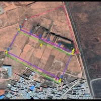 ثبت ملک درگوگل ونقشه هوایی قدیمی و تفکیک زمین