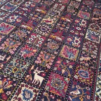 فرش ۶ متری دستباف بختیاری نقشه خشتی