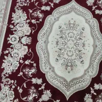 فروش فرش ۹متری رنگ لاکی تمام نخ دقت کنید۹متری|فرش|جهرم, |دیوار