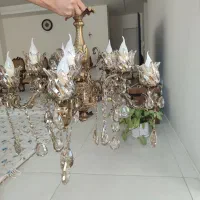 لوستر 10شعله برنز