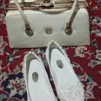 مانتو کتی وشلوار دمپا و کیفوکفش شال عروس محضر|لباس|مشهد, هنرور|دیوار