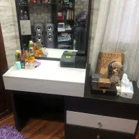 تخت یک نفره ، دراور اینه ، کتابخانه ،میزتحریر|تخت و سرویس خواب|کرج, عظیمیه|دیوار