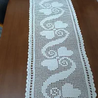 رومیزی قلاب بافی|پرده، رانر، رومیزی|مشهد, رستگار|دیوار