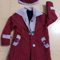 کاپشن وکلاه بچگانه تمیزوسالم