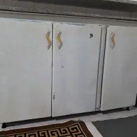 کابینت سه در فلزی با روی سنگ ۱سانتی