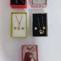 ست ساعت گوشواره دستبند انگشتر گردنبند سرسویچی