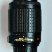 لنز تله‌فوتو Nikon AF-S DX 55-200mm f 4-5.6G ED VR|دوربین عکاسی و فیلم‌برداری|رشت, فلسطین|دیوار