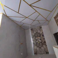 کناف بازسازی سقف کاذب دکوراسیون داخلی تایل تی وی
