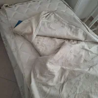 تخت فلزی . کفه فلزی .خوشخواب طبی .دوتا روکش