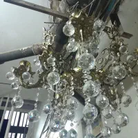 لوستر برنجی|لوستر و چراغ آویز|اراک, |دیوار