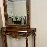 آینه و کنسول چوب|بوفه، ویترین، کنسول|تهران, سازمان برنامه جنوبی|دیوار