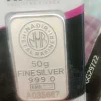 شمش ندیر نقره ۵۰ گرمی ترکیه