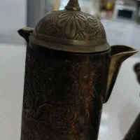 قهوه جوش برنجی دسته چوبی|سماور، چایساز، قهوهساز|تهران, اتابک|دیوار