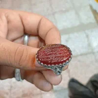 انگشتر عقیق قرمز