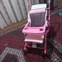 کالسکه دخترانه صورتی