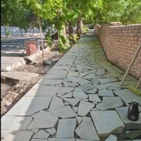 سنگفرش و جدول لاشه مالون،دیوار چینی پلاستر ایزوگام