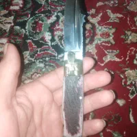 چاقو تیغه فولاد دسته شاخ ضامنپرشی نومعاوضه