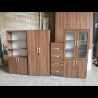 میز مدیریت  میز کنفرانس فایل چهار کشو کمد کتابخانه|دفتر کار|اصفهان, باغ فدک|دیوار