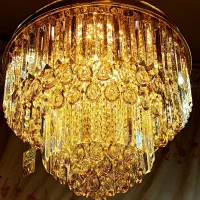 لوستر، کریستالی مدل آیلا کد ۱۷۴|لوستر و چراغ آویز|قم, نیروگاه|دیوار