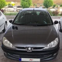 پژو ۲۰۶ تیپ ۵ بی رنگ بی تصادف کم کارکرد