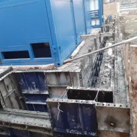 اسکلت فلزی آرماتوربندی سوله استخر آرشه فولادی|خدمات پیشه و مهارت|تبریز, |دیوار