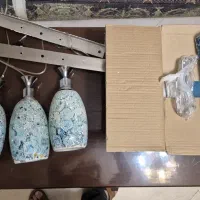 لوستر سه تکه به همراه دیوار کوب