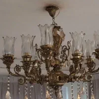 لوستر برنز ۱۰ شاخه