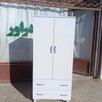 تولید و پخش کمد دو تیکه سه درب شش کشو تاج چک 8ماه|جاکفشی، کمد، دراور|زنجان, |دیوار