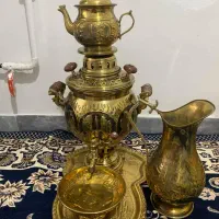 سماور مسی زغالی ،حتی یک بار هم استفاده نشده