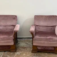 مبل راحتی کلاسیک  چوبی مینیمال