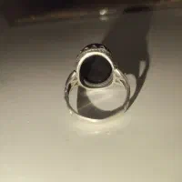 انگشتر عقیق یمنی سیاه