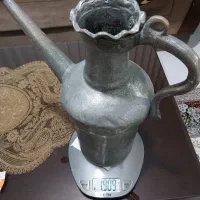آفتابه مسی قدمت بالا صدساله دست ساز کلکسیونی