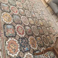 فرش خشتی12متری اعیان 1200ویک فرش بلژیکی