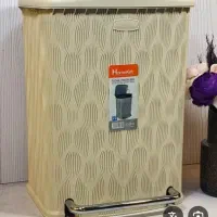 سطل آشپزخانه ۲جداره کاملا نو رنگ کرم وانیلی