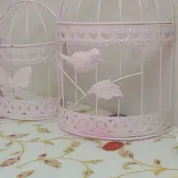 قاب قفس فلزی دوتایی وجاشمعی قلب ساخت کشورچین|صنایع دستی و سایر لوازم تزئینی|تهران, گمرک|دیوار