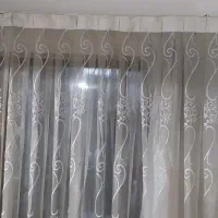 پرده توری ساده