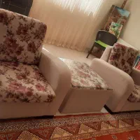 نیم ست راحتی به همراه میز|مبلمان خانگی و میز عسلی|کرج, فاز ۴ مهرشهر|دیوار