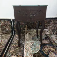 کنسول چوبی قاشق چنگال