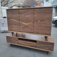 ست کامل چوبی طرح جدید بازار.|میز تلویزیون|تهران, شهید رجایی|دیوار