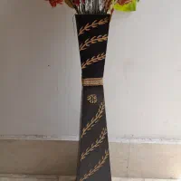 گلدان چوبی و طرحدار