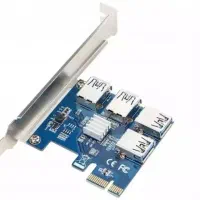 تبدیل pci exبه usb.  داری ۴ پورت،وچیپست دار|قطعات و لوازم جانبی رایانه|تهران, فلسطین (میدان انقلاب)|دیوار