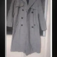 پالتو طوسی بلند فری سایز