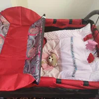 تخت کودک اصلا استفاده نشده|تخت و صندلی بچه|خمام, |دیوار