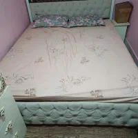 تخته خواب ۲ نفره در حد نو|تخت و سرویس خواب|ماهدشت, |دیوار