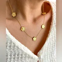 گردنبند پنج گل ونکلیف