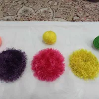 اسکاج رنگی بافتنی