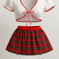 کاستوم لباس خواب فانتزی دانش اموزی شورت|لباس|اصفهان, شهرک کاوه|دیوار