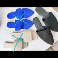 دمپایی مشکی روفرشی سایز ۳۷